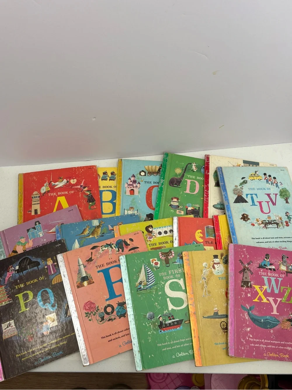 Vintage 1965 Golden Books My First Golden Learning Library Alphabet ALL 16 BOOKS